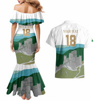 Custom Italy Abruzzo Couples Matching Mermaid Dress and Hawaiian Shirt Gran Sasso d'Italia - Wonder Print Shop