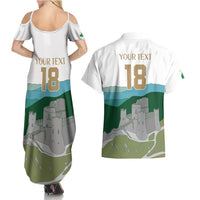 Custom Italy Abruzzo Couples Matching Summer Maxi Dress and Hawaiian Shirt Gran Sasso d'Italia - Wonder Print Shop