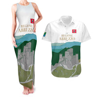 Custom Italy Abruzzo Couples Matching Tank Maxi Dress and Hawaiian Shirt Gran Sasso d'Italia - Wonder Print Shop