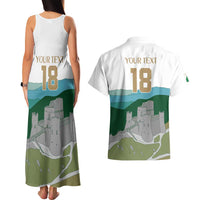 Custom Italy Abruzzo Couples Matching Tank Maxi Dress and Hawaiian Shirt Gran Sasso d'Italia - Wonder Print Shop