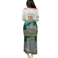 Custom Italy Abruzzo Family Matching Puletasi and Hawaiian Shirt Gran Sasso d'Italia - Wonder Print Shop