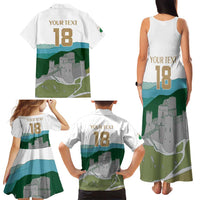 Custom Italy Abruzzo Family Matching Tank Maxi Dress and Hawaiian Shirt Gran Sasso d'Italia - Wonder Print Shop