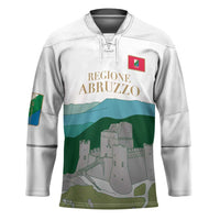 Custom Italy Abruzzo Hockey Jersey Gran Sasso d'Italia - Wonder Print Shop