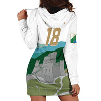 Custom Italy Abruzzo Hoodie Dress Gran Sasso d'Italia - Wonder Print Shop