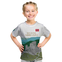 Custom Italy Abruzzo Kid T Shirt Gran Sasso d'Italia - Wonder Print Shop