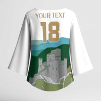 Custom Italy Abruzzo Kimono Sleeve Blouse Gran Sasso d'Italia - Wonder Print Shop