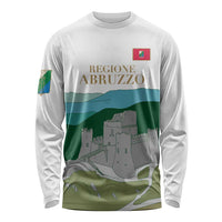 Custom Italy Abruzzo Long Sleeve Shirt Gran Sasso d'Italia - Wonder Print Shop
