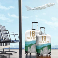 Custom Italy Abruzzo Luggage Cover Gran Sasso d'Italia - Wonder Print Shop