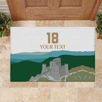 Custom Italy Abruzzo Rubber Doormat Gran Sasso d'Italia - Wonder Print Shop