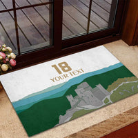 Custom Italy Abruzzo Rubber Doormat Gran Sasso d'Italia - Wonder Print Shop