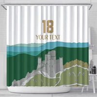 Custom Italy Abruzzo Shower Curtain Gran Sasso d'Italia - Wonder Print Shop