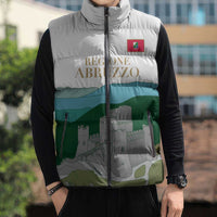 Custom Italy Abruzzo Sleeveless Puffer Jacket Gran Sasso d'Italia - Wonder Print Shop
