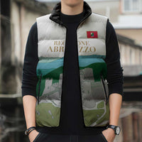 Custom Italy Abruzzo Sleeveless Puffer Jacket Gran Sasso d'Italia - Wonder Print Shop