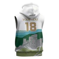 Custom Italy Abruzzo Sleeveless Zip Hoodie Gran Sasso d'Italia - Wonder Print Shop