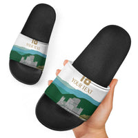 Custom Italy Abruzzo Slide Sandals Gran Sasso d'Italia - Wonder Print Shop