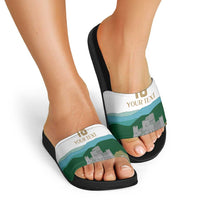 Custom Italy Abruzzo Slide Sandals Gran Sasso d'Italia - Wonder Print Shop