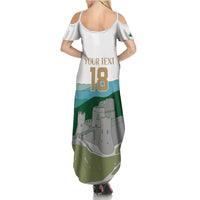 Custom Italy Abruzzo Summer Maxi Dress Gran Sasso d'Italia - Wonder Print Shop