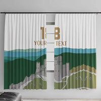 Custom Italy Abruzzo Window Curtain Gran Sasso d'Italia - Wonder Print Shop