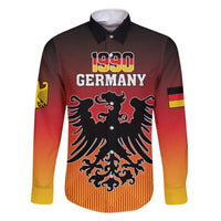 Personalized Germany Family Matching Off The Shoulder Long Sleeve Dress and Hawaiian Shirt With Coat Of Arms - Wonder Print Shop