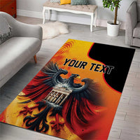 Personalized Germany Unity Day Area Rug The Eagle With Berlin Wall - Wonder Print Shop