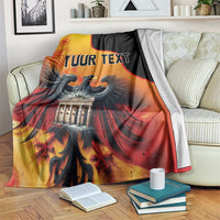 Personalized Germany Unity Day Blanket The Eagle With Berlin Wall