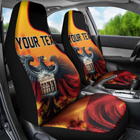 Personalized Germany Unity Day Car Seat Cover The Eagle With Berlin Wall - Wonder Print Shop