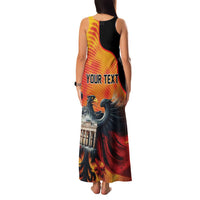 Personalized Germany Unity Day Family Matching Tank Maxi Dress and Hawaiian Shirt The Eagle With Berlin Wall - Wonder Print Shop