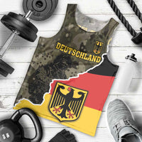 Custom Germany 1990 Men Tank Top Coat Of Arms With Camo Patterns - Wonder Print Shop
