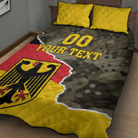 Custom Germany 1990 Quilt Bed Set Coat Of Arms With Camo Patterns - Wonder Print Shop