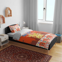 Personalized Netherlands Christmas Bedding Set Coat Of Arms - Prettige Kerst - Wonder Print Shop