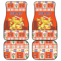 Personalized Netherlands Christmas Car Mats Coat Of Arms - Prettige Kerst - Wonder Print Shop