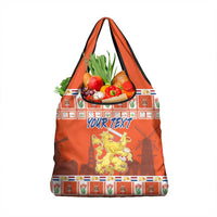Personalized Netherlands Christmas Grocery Bag Coat Of Arms - Prettige Kerst