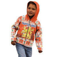 Personalized Netherlands Christmas Kid Hoodie Coat Of Arms - Prettige Kerst - Wonder Print Shop