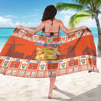 Personalized Netherlands Christmas Sarong Coat Of Arms - Prettige Kerst - Wonder Print Shop