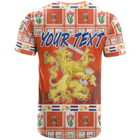 Personalized Netherlands Christmas T Shirt Coat Of Arms - Prettige Kerst - Wonder Print Shop