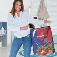 Personalized Hispaniolan Trogon Haiti Laundry Basket Sporty Style - Wonder Print Shop