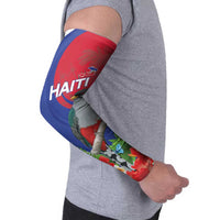 Personalized Hispaniolan Trogon Haiti Arm Sleeves Sporty Style - Wonder Print Shop