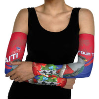 Personalized Hispaniolan Trogon Haiti Arm Sleeves Sporty Style - Wonder Print Shop