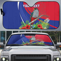 Personalized Hispaniolan Trogon Haiti Auto Sun Shade Sporty Style - Wonder Print Shop