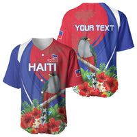 Personalized Hispaniolan Trogon Haiti Baseball Jersey Sporty Style - Wonder Print Shop