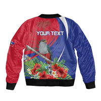 Personalized Hispaniolan Trogon Haiti Bomber Jacket Sporty Style - Wonder Print Shop