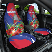 Personalized Hispaniolan Trogon Haiti Car Seat Cover Sporty Style - Wonder Print Shop