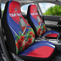 Personalized Hispaniolan Trogon Haiti Car Seat Cover Sporty Style - Wonder Print Shop