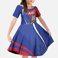 Personalized Hispaniolan Trogon Haiti Family Matching Off Shoulder Maxi Dress and Hawaiian Shirt Sporty Style - Wonder Print Shop