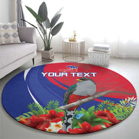 Personalized Hispaniolan Trogon Haiti Round Carpet Sporty Style - Wonder Print Shop