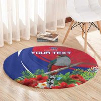 Personalized Hispaniolan Trogon Haiti Round Carpet Sporty Style - Wonder Print Shop