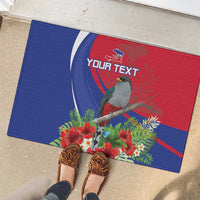 Personalized Hispaniolan Trogon Haiti Rubber Doormat Sporty Style - Wonder Print Shop