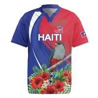 Personalized Hispaniolan Trogon Haiti Rugby Jersey Sporty Style - Wonder Print Shop