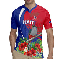 Personalized Hispaniolan Trogon Haiti Rugby Jersey Sporty Style - Wonder Print Shop