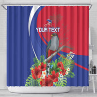 Personalized Hispaniolan Trogon Haiti Shower Curtain Sporty Style - Wonder Print Shop